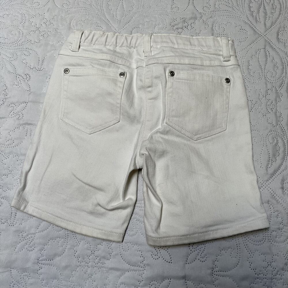 Hanna Andersson Denim Jean Shorts Size 6/7 - Picture 4 of 6